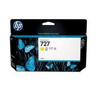 HP 727 B3P21A Yellow 130-ml Genuine HP DesignJet Ink Cartridge with original HP Ink, for HP DesignJet T2500, T1500 & T900 Series Large Format Plotter Printers and HP 727 DesignJet Printhead