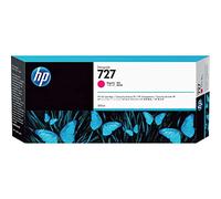 HP 727 Magenta Original Ink Cartridge | Compatible with DesignJet T930, T1500, T1530, T2500, T2530, 300 ml (F9J77A)