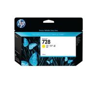 Genuine HP 728 130ml High Capacity Yellow Ink Cartridge - F9J65A