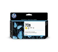 Genuine HP 728 130ml High Capacity Yellow Ink Cartridge - F9J65A