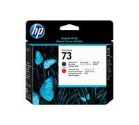 HP 73 Matte Black and Chromatic Red Printhead