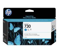 HP Ink Cartridge P2V62A (730) - Cyan 130 ml - for DesignJet T1600/T1700/T94