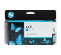 HP 738 130-ml Cyan DesignJet Ink Cartridge