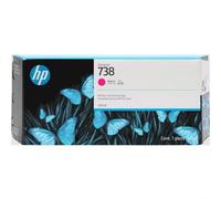 HP 738 300-ml Magenta DesignJet Ink Cartridge HP DesignJet T850 T950 printers Thermal inkjet Magenta Singapore 283 mm 41 mm