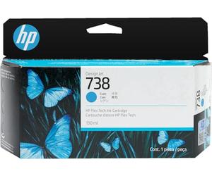 HP 738 EvoMore Cyan Original Ink Cartridge