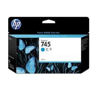 HP 745 Cyan High Capacity Ink Cartridge 300ml - F9K03A