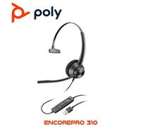 HP 760Q8AA Poly EncorePro 310 USB Mono PCr Headset with USB-A Plug 214568-01