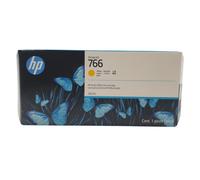 HP 766 300ml Yellow DesignJet Ink Cartridge - P2V91A