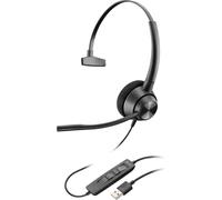 HP 767F9AA Poly EncorePro 310 USB-A Mono Headset, Black
