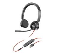 Poly Blackwire 3325 - Corded stereo headset with USB-A
