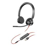 Poly Blackwire 3325 - Corded stereo headset with USB-A
