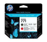 HP 771 DesignJet Printhead Matte Black and Chromatic Red CE017A Genuine