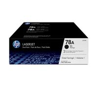 HP 78A LaserJet original toner cartridge black standard capacity 2.100 pages 2-pack