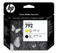 HP 792 Black Yellow Genuine Print Head Printhead Latex CN702A Date 2022 / 2024 .
