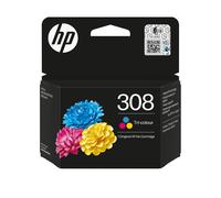 HP 308 Tri-color Original Ink Cartridge