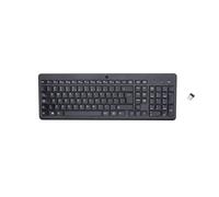 HP 220 Spanish QWERTY Wireless Keyboard - (USB Type-A Port, Battery Life up to 16 Months, 12 Shortcut Combinations, Windows 11; Windows 10), Black