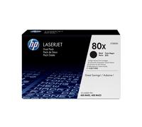HP 80X - 2-pack - High Yield - black - original - LaserJet - toner cartridge (CF280XD)