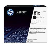 HP 81X - High Yield - black - original - LaserJet - toner cartridge ( CF281X )