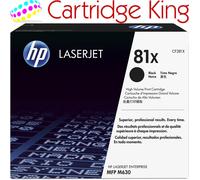 HP 81X High Yield Black Original LaserJet Toner Cartridge Page Yield 25K (CF281X
