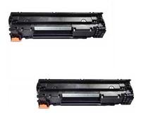 HP 83A Twin Pack - 2 Black Replacement Laser Toners (CF283A)