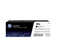 HP 85A Black Toner Cartridges (2-pack) | Works with HP LaserJet Pro P1102, P1109 Series, HP LaserJet Pro MFP M1212, M1217 Series | CE285AD
