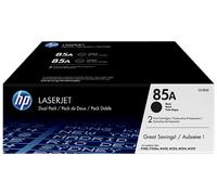 HP 85A Standard Capacity Black Toner Cartridge Twinpack - CE285AD