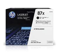 HP 87X - 2-pack - High Yield - black - original - LaserJet - toner cartridge (CF287XD) - for LaserJet Managed E50045, LaserJet Managed Flow MFP E52545