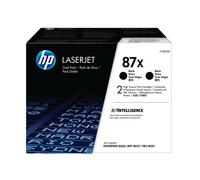 HP 87X Original LaserJet Toner Cartridge High Yield Black 2-pack CF287XD