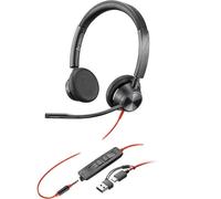 HP 8X221AA headphones/headset Wired Head-band Office/Call center USB Type-C Blac