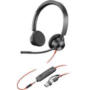 HP 8X222AA headphones/headset Wired Head-band Office/Call center USB Type-C Blac