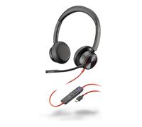 Poly Blackwire 8225 Double Sided On-ear Stereo USB-C with Microphone Headset