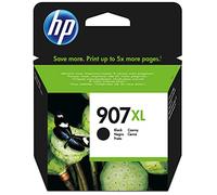 HP 907XL Original Black Ink Cartridges (Original, Pigment Ink, Black, OfficeJet Pro 6960 OfficeJet Pro 6970, Inkjet Printing)