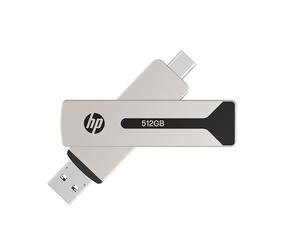 HP 911 Pro 512GB USB 3.2 OTG Type-C/Type-A Flash Drive, up to 1000MB/s
