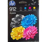 HP 912 4-pack Black/Cyan/Magenta/Yellow Original Ink Cartridges