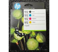 HP 912 4-pack Black/Cyan/Magenta/Yellow Original Ink Cartridges