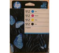 HP 912 4-pack Black/Cyan/Magenta/Yellow Original Ink Cartridges