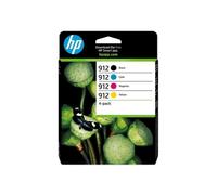 HP 912 4-pack Black/Cyan/Magenta/Yellow Original Ink Cartridges