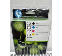 HP 912 4-pack Black/Cyan/Magenta/Yellow Original Ink Cartridges