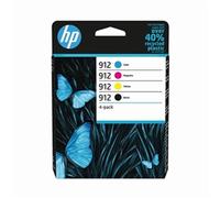 HP 912 4-pack Black/Cyan/Magenta/Yellow Original Ink Cartridges
