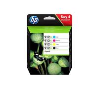 Hp 912Xl Ink Cartridge Black+CMY Inkjet High Yield 3YP34AE Genuine