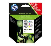 HP Ink Combo Pack 920XL – Black/Cyan/Magenta/Yellow – Yield B1200/C700 pages – for OfficeJet