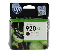 HP 920XL High Yield Black Original Ink Cartridge Page Yield 1200 (P/N CD975AE)