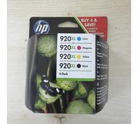 HP 920xl Multipack Full Set C2N92AE Black Cyan Magenta Yellow 4 Pack Sealed
