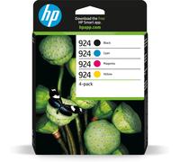 HP 924 Black/Cyan/Magenta/Yellow Original Ink Cartridges 4Pack