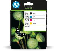 HP 924 CMYK Original Ink Cartridge 4-Pack