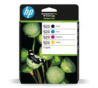 HP 924 CMYK Original Ink Cartridge 4-Pack