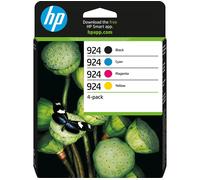 HP 924 Original Cyan, Magenta, Yellow & Black Ink Cartridge - Multipack, Black,Cyan,Yellow,Magenta