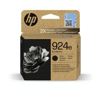 HP 924e EvoMore Black Original Ink Cartridge, High Yield | Compatible with OfficeJet Pro Series 8120, 8130, yield 1000 pages (4K0V0NE)