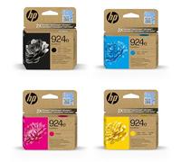 HP 924e (XL) EvoMore Printer Ink Cartridges, Black/Cyan/Magenta/Yellow, 4-Pack, Compatible with OfficeJet Pro 8134e 8122e 8124e 8135e 8125e 8132e