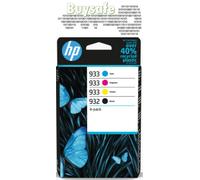 HP 932/933 4-pack Black/Cyan/Magenta/Yellow Original Ink Cartridges for HP Offic